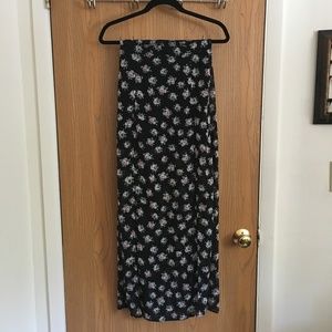 Cute Floral Maxi Skirt